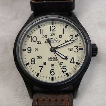 Easy Reader® 38mm One-Time Adjustable Leather Strap Watch - TW2V68800
