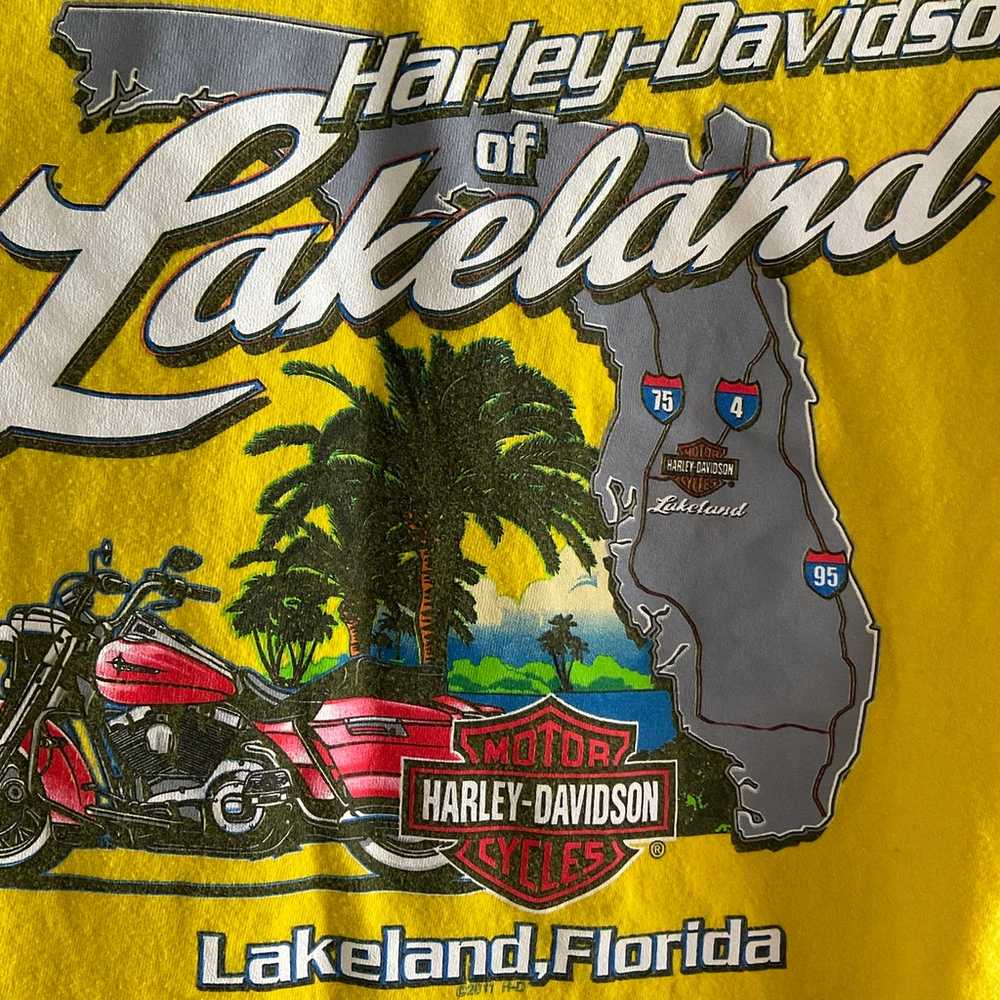 2011 Harley Davidson Lakeland, Florida shirt Size… - image 6