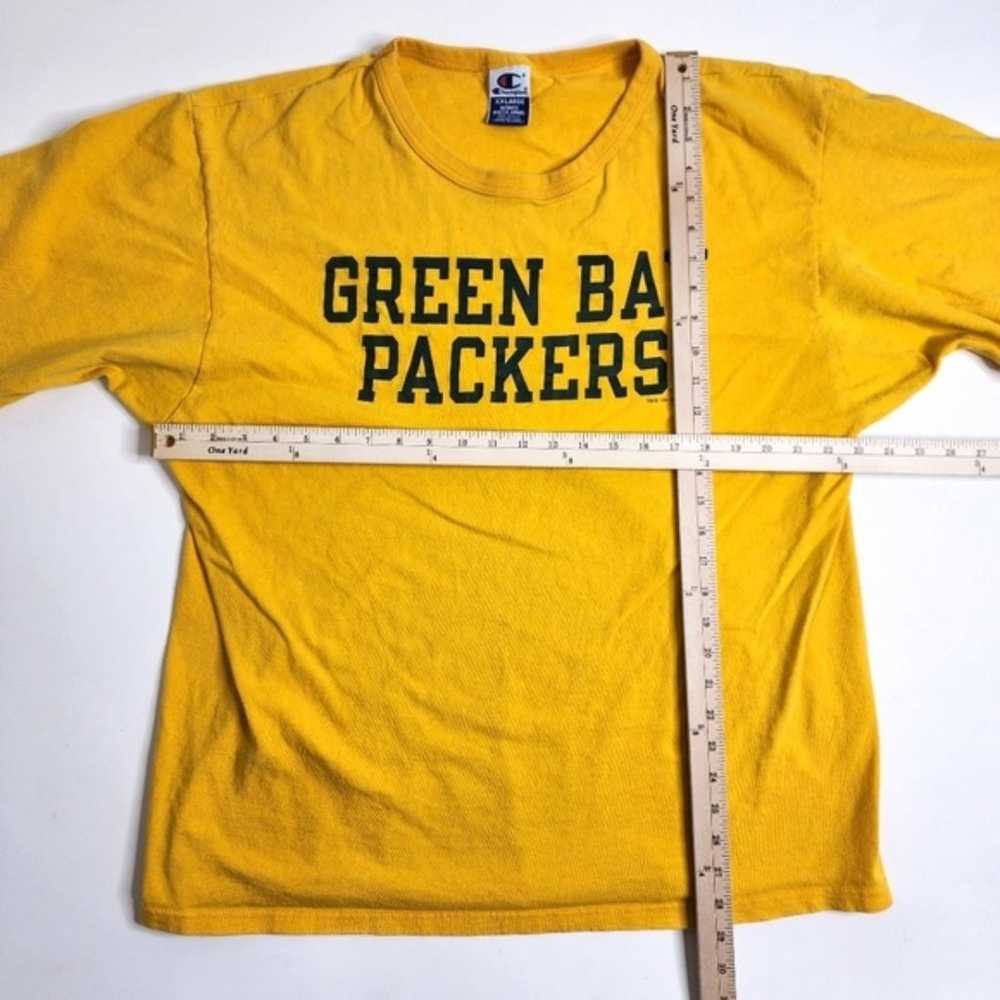 Vintage Champion Green Bay Packers Spell Out Shir… - image 4