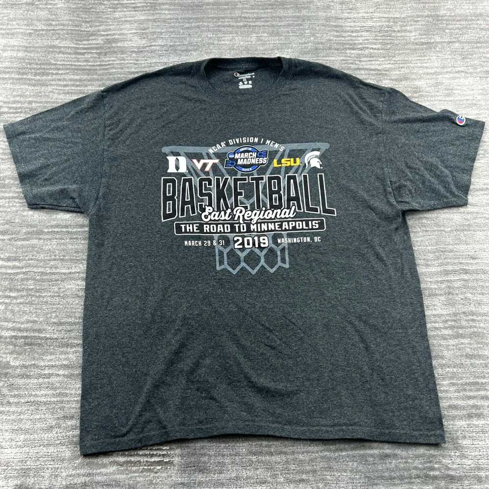 Champion 2019 Mens NCAA East Regional Shirt XL Me… - image 1
