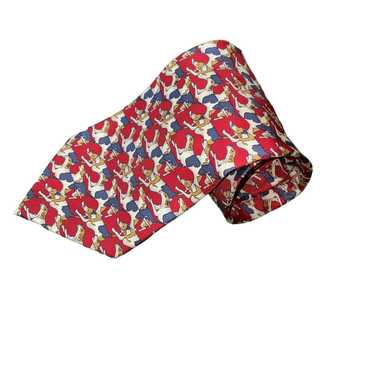 Vintage Beaufort Tie Rack 100% silk Made in Italy… - image 1