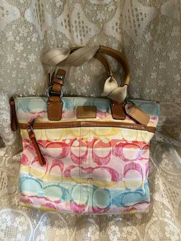 Coach Coach Hampton Watercolor Handbag