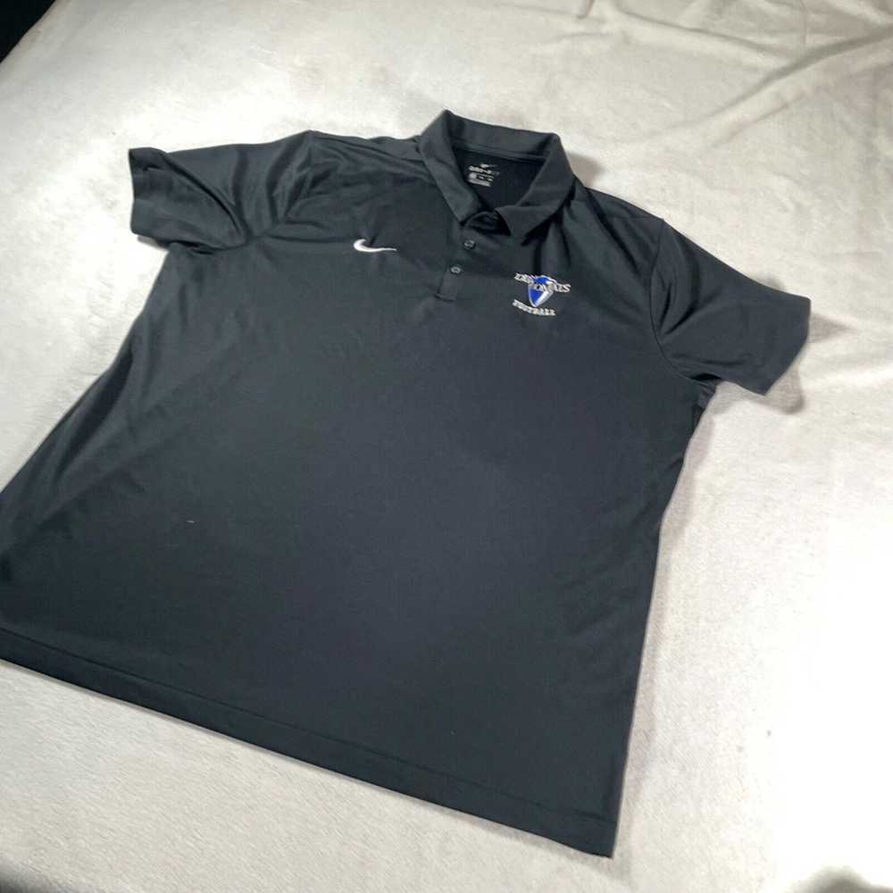 Nike Nike Polo Shirt Mens 2XL XXL Black Golf Outd… - image 2
