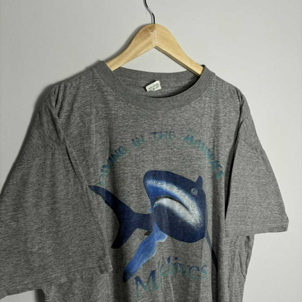 Animal Tee × Habitat × Vintage Vintage 90s Shark … - image 2