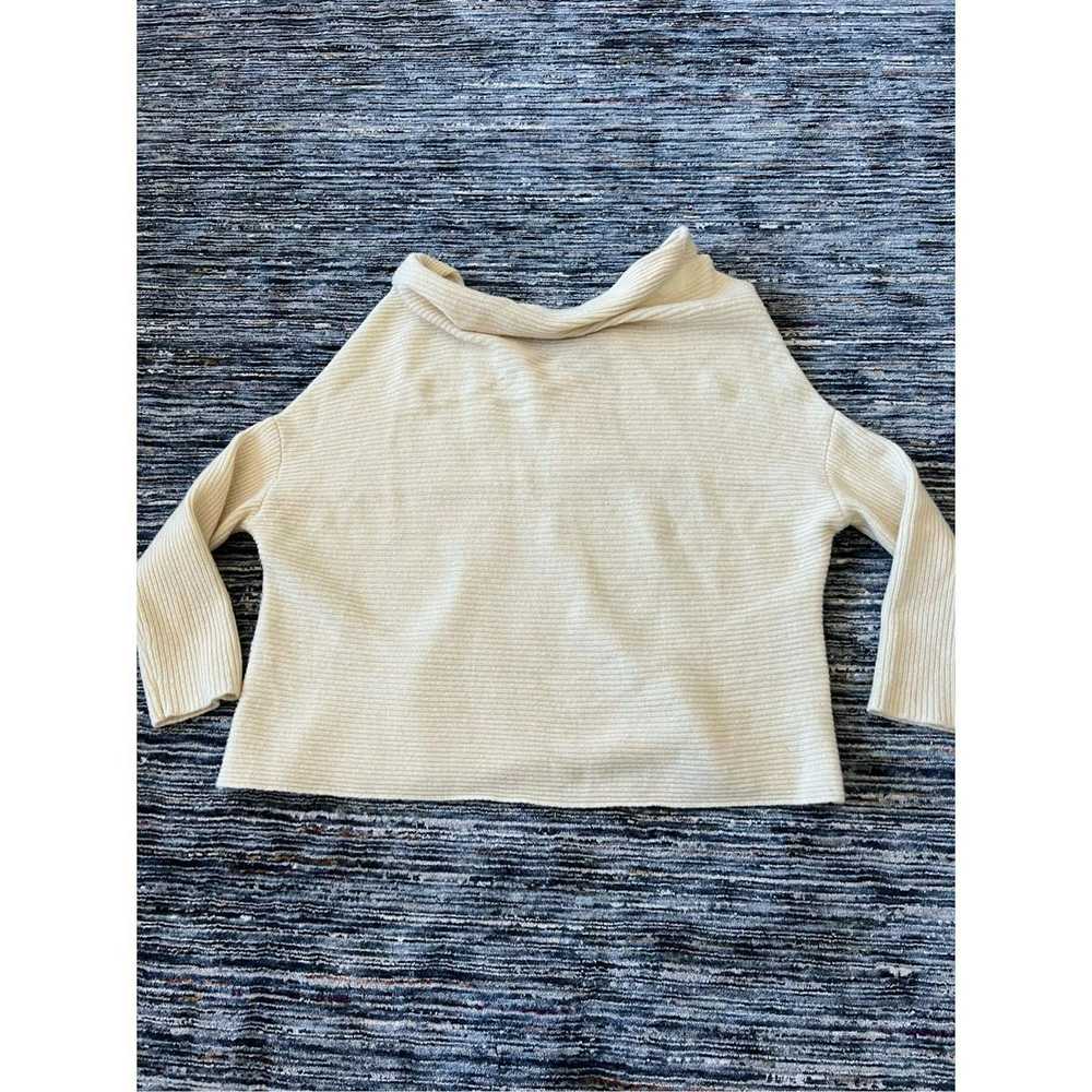 Zara Zara knit women wool v-back sweater size M - image 5