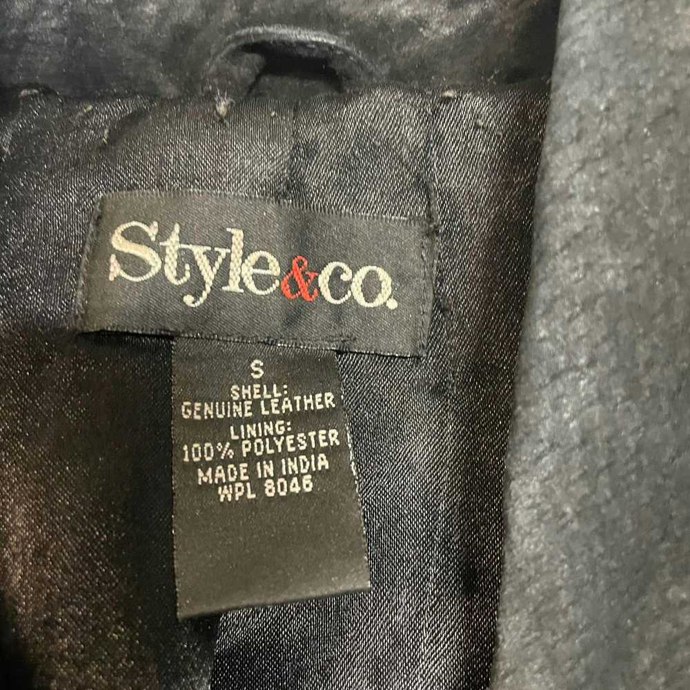 Other Style & Co Leather Jacket - image 7