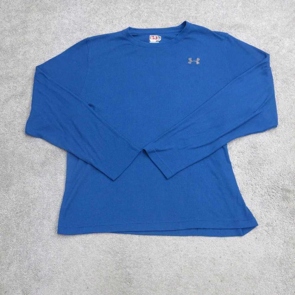 Under Armour Shirts Mens XL Blue Long Sleeve Swoo… - image 1