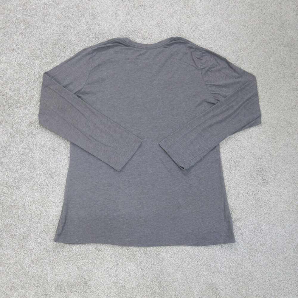 NFL Team Apparel Shirt Womens XL Gray Long Sleeve… - image 2
