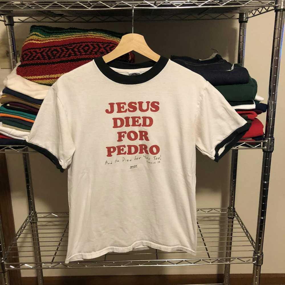 Movie × Streetwear × Vintage Vintage Jesus Died F… - image 1