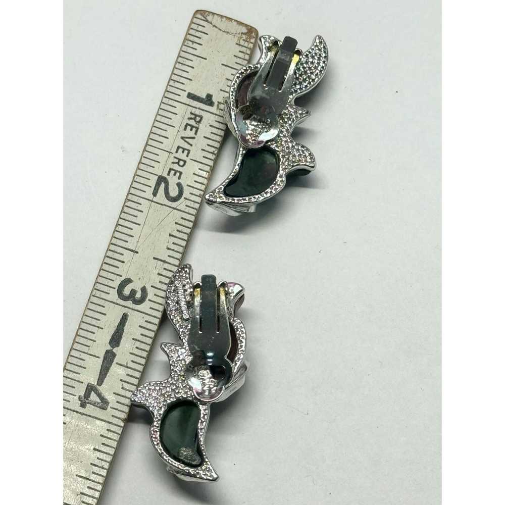 Vintage Vintage thermoset clip on earrings - image 4