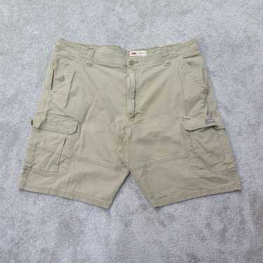 Wrangler Shorts Men 42 Brown Relaxed Cargo Mid Ri… - image 1