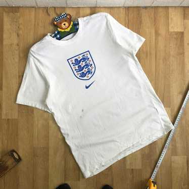 Nike × Soccer Jersey × Vintage England vintage ra… - image 1