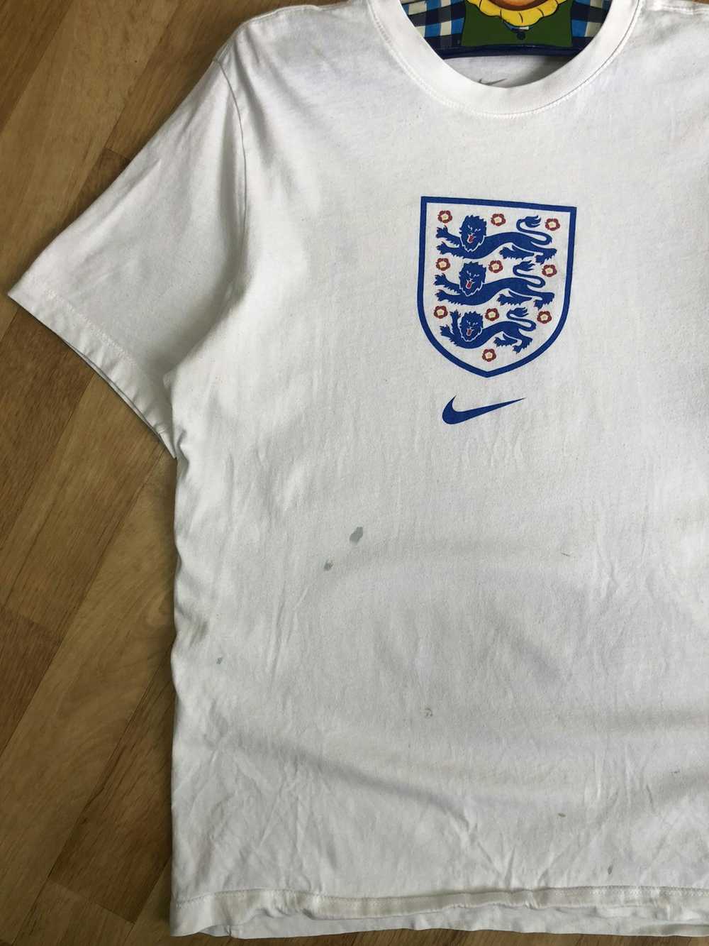 Nike × Soccer Jersey × Vintage England vintage ra… - image 2