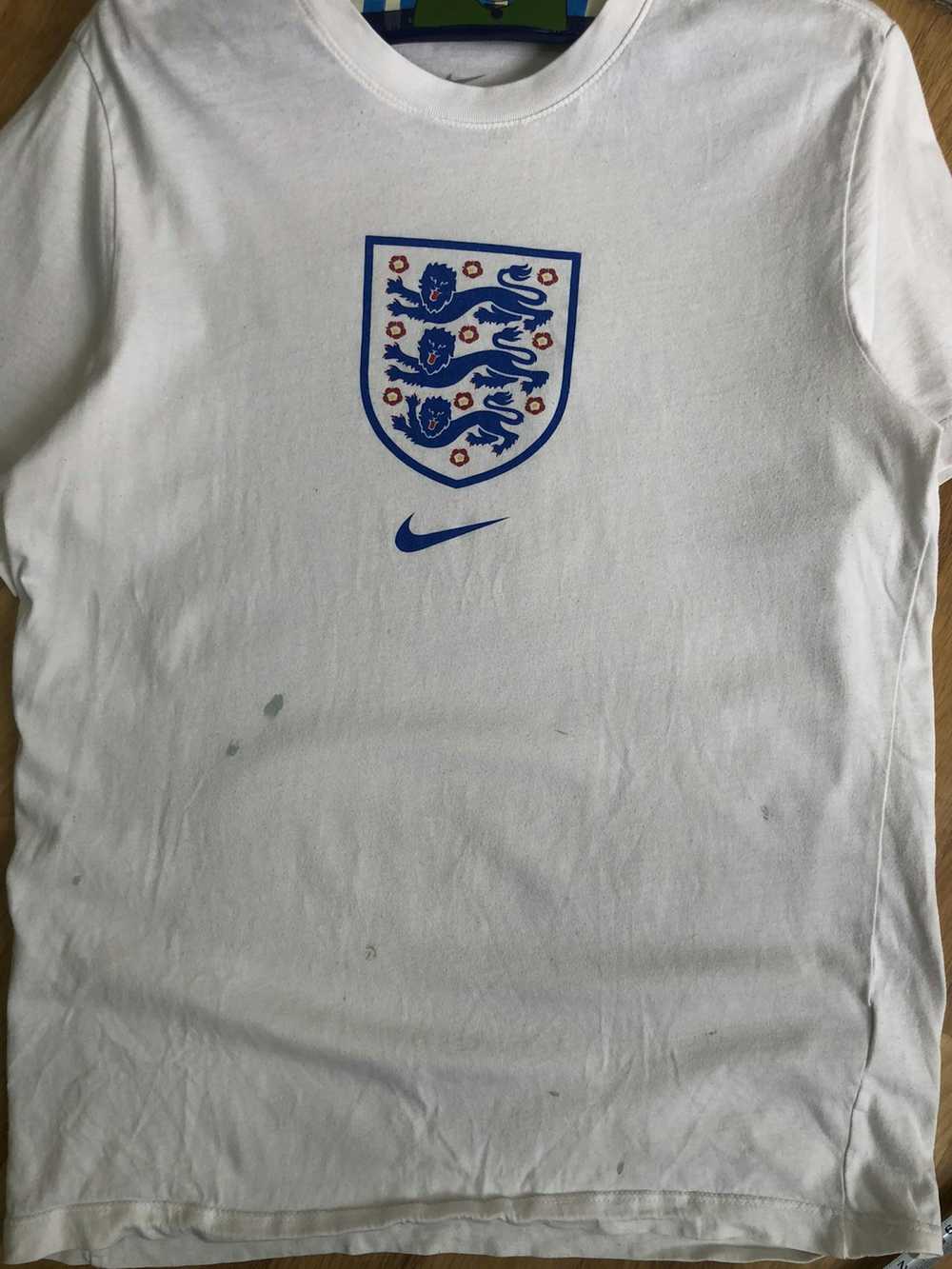 Nike × Soccer Jersey × Vintage England vintage ra… - image 3