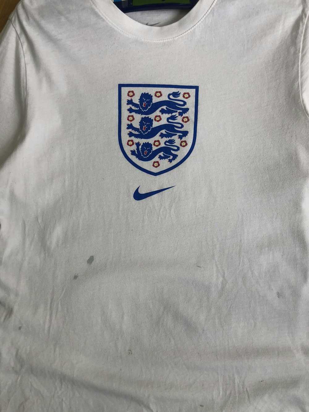 Nike × Soccer Jersey × Vintage England vintage ra… - image 5