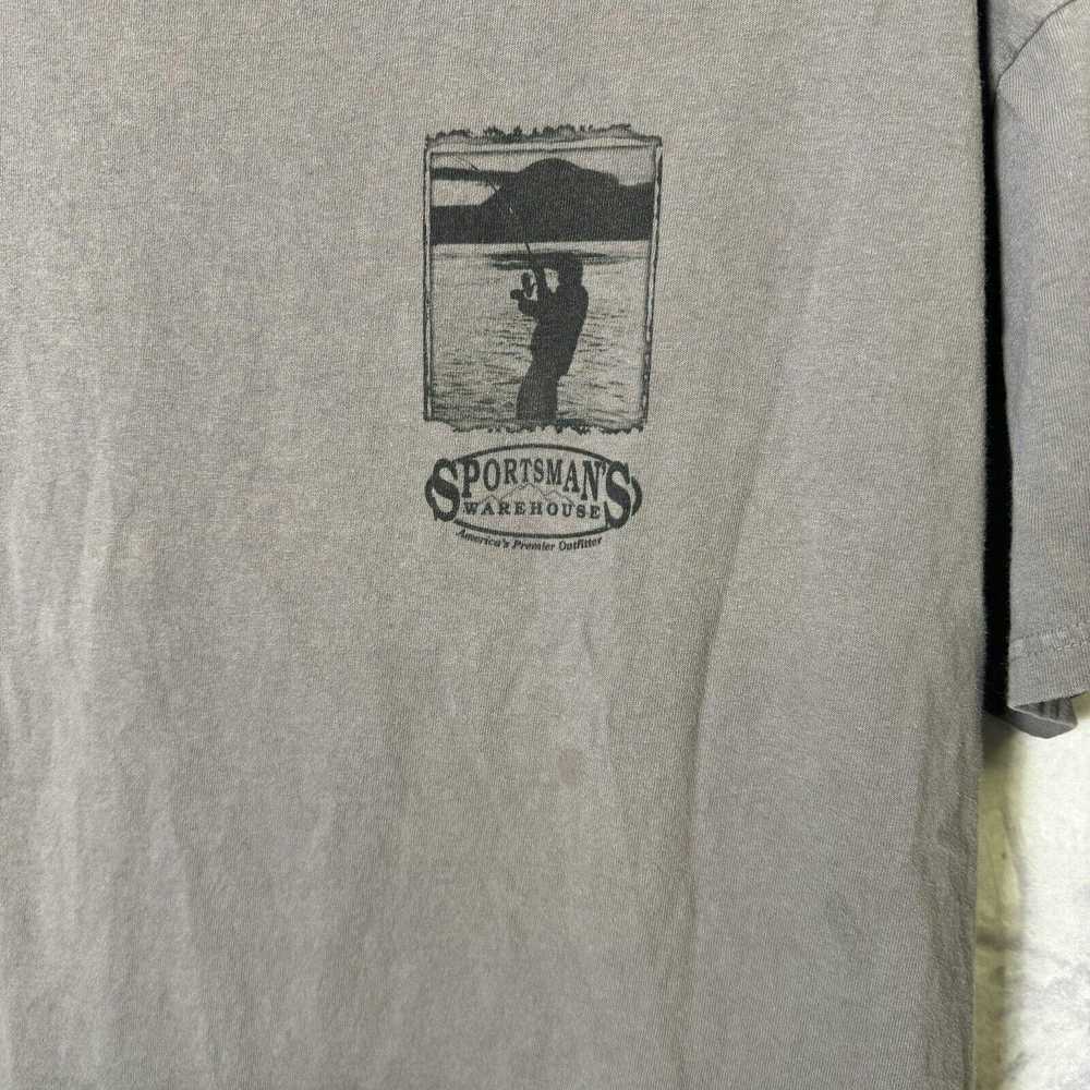 The Mountain × Vintage Vintage Fishing T Shirt Me… - image 5