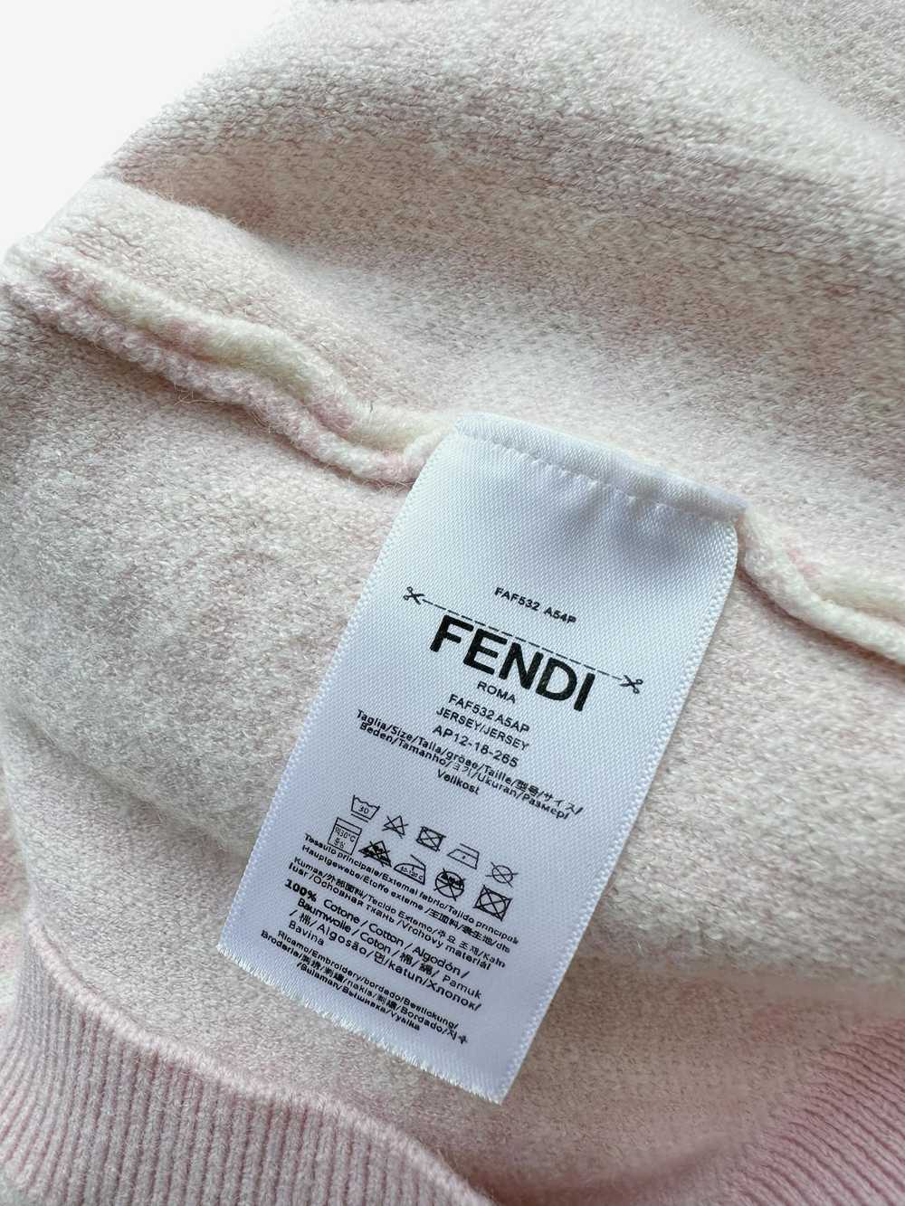 Fendi × Kid Fendi Roma Kid's Monogram Pink Cardig… - image 2
