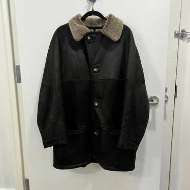 Neiman Marcus × Vintage Vintage Shearling Trench … - image 1