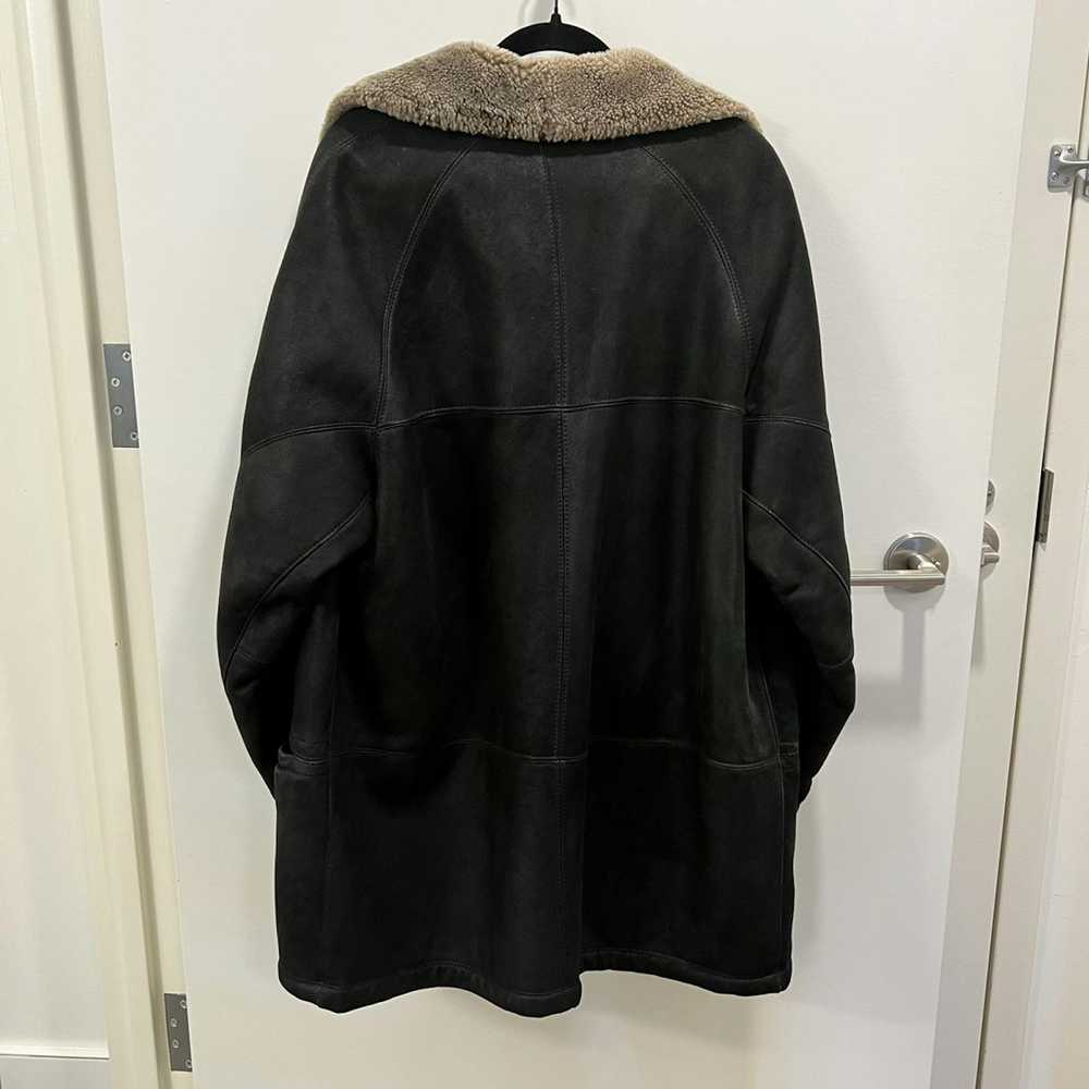 Neiman Marcus × Vintage Vintage Shearling Trench … - image 4