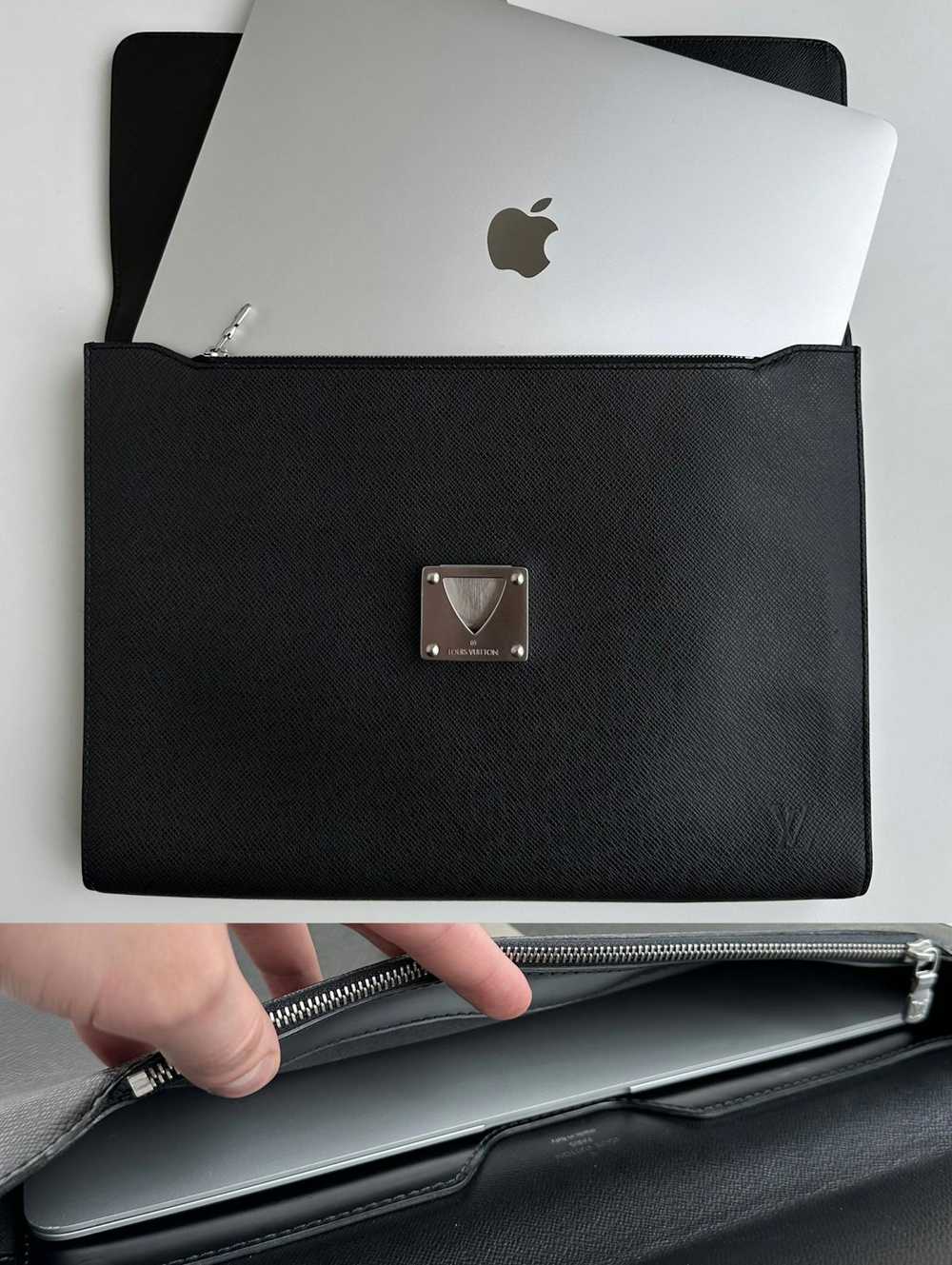 Louis Vuitton Louis Vuitton Laptop Document Black… - image 2