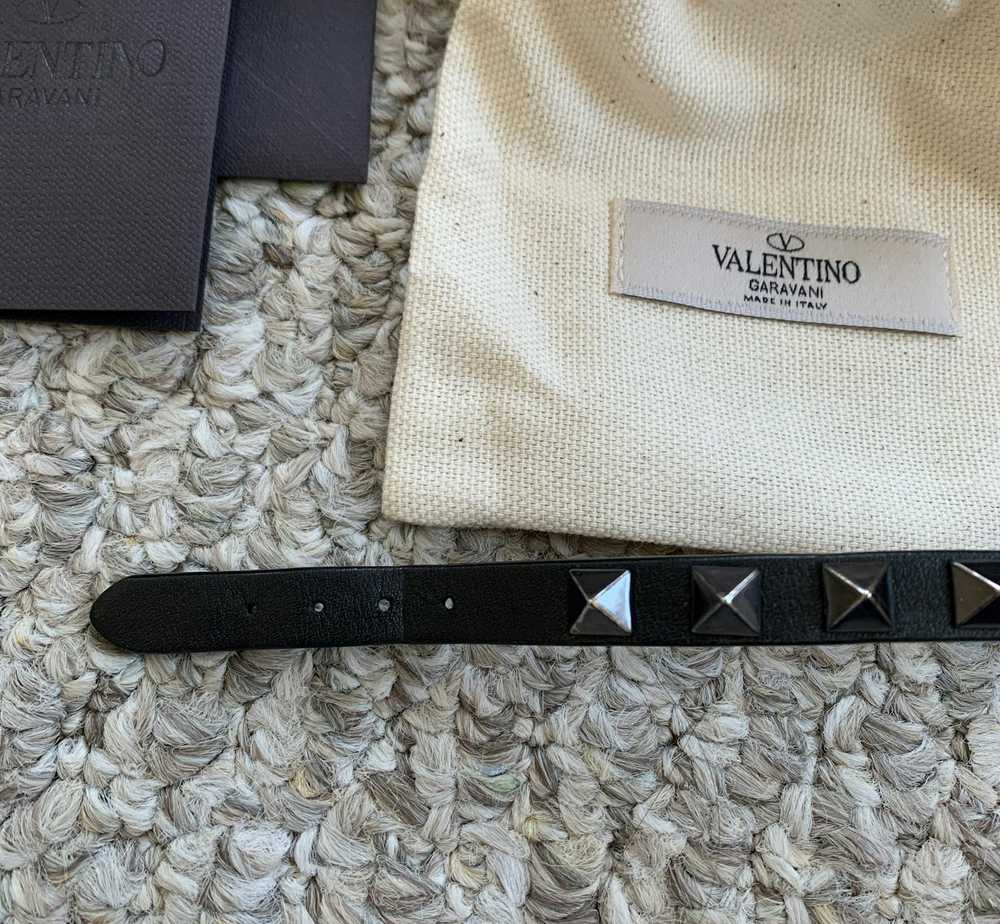 Valentino Valentino Studded Leather Bracelet + Ac… - image 3