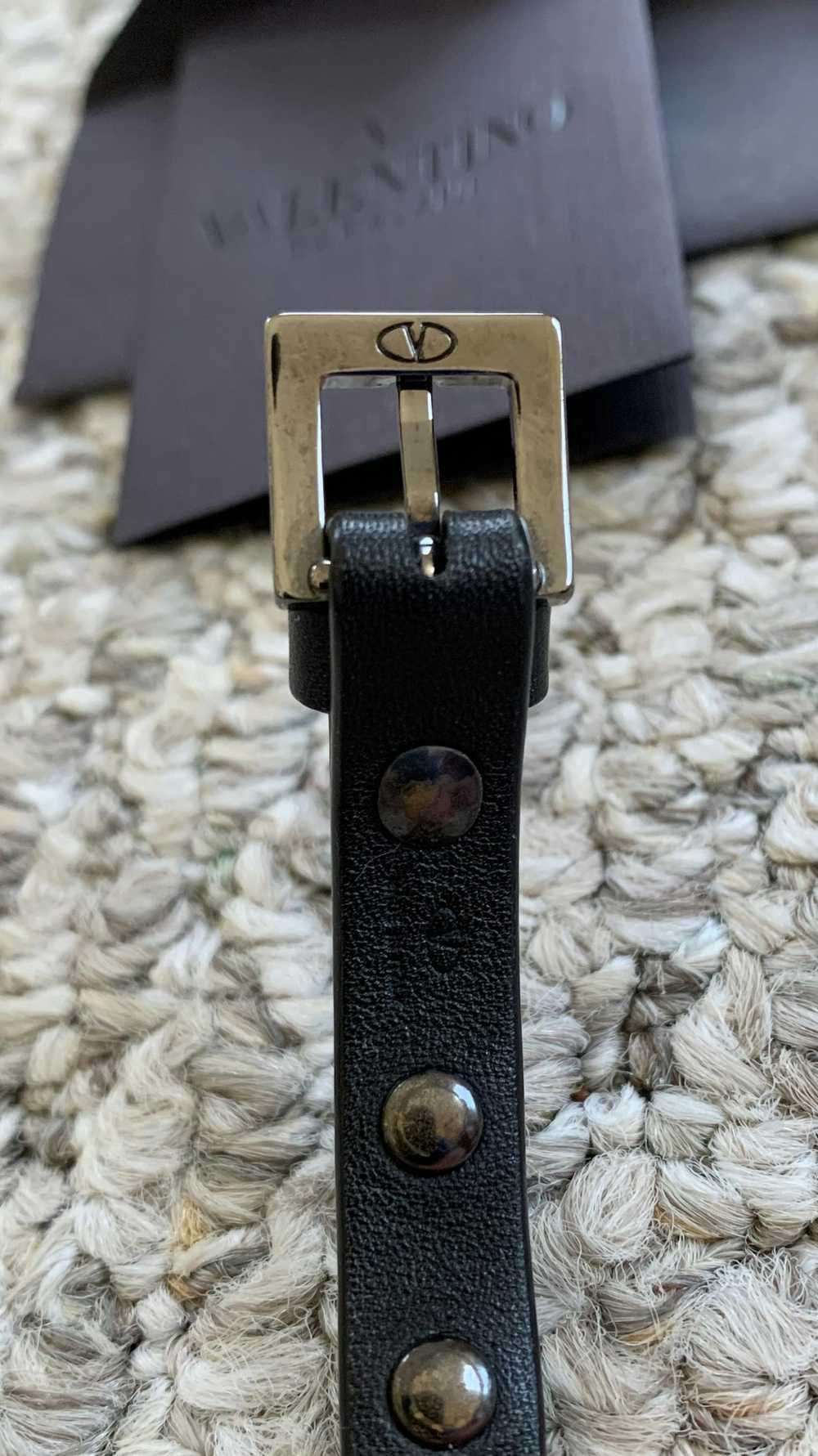 Valentino Valentino Studded Leather Bracelet + Ac… - image 4