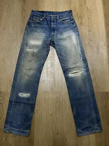 Levi's × Vintage Vintage Levi’s 501 distressed de… - image 1