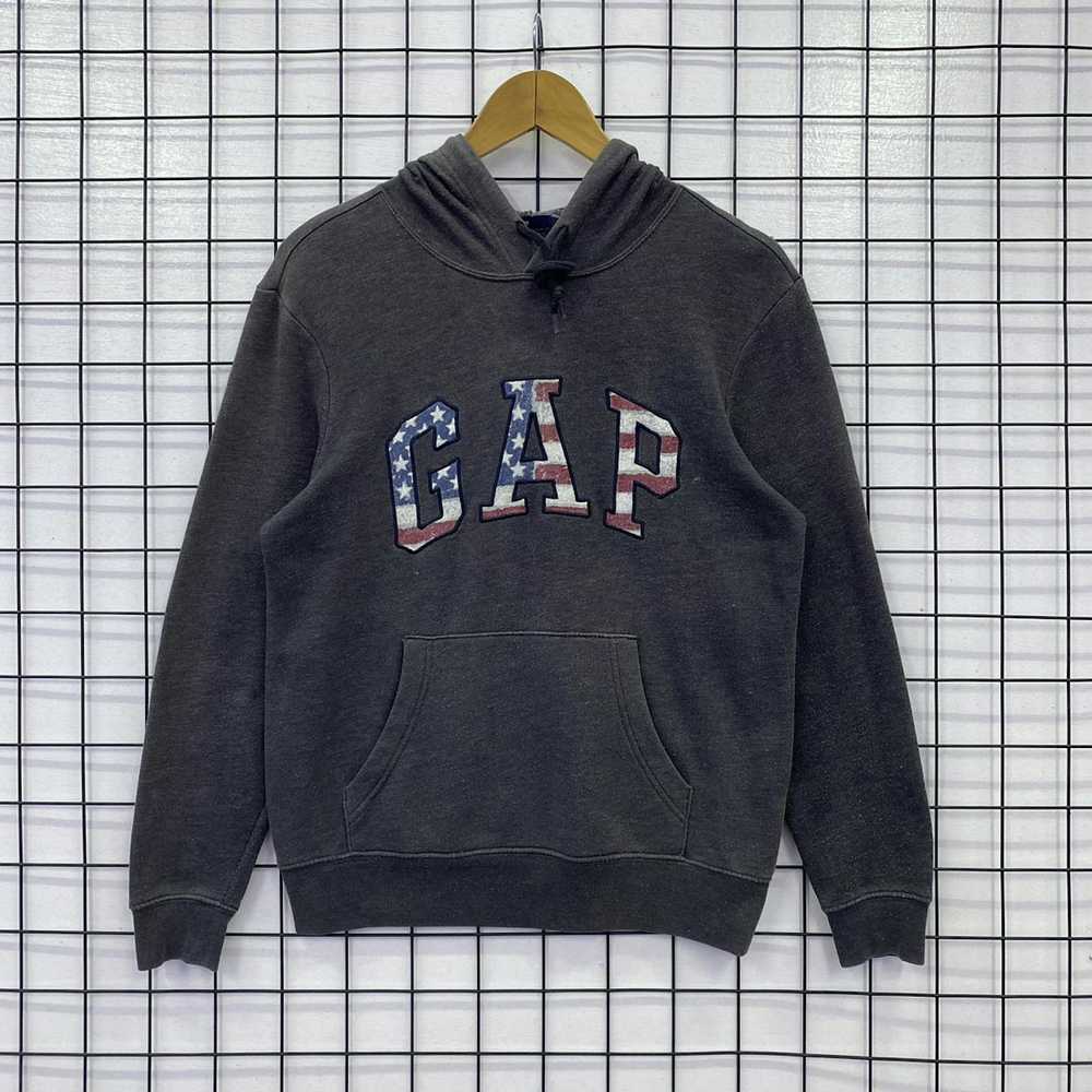Gap × Streetwear × Vintage GAP American Flag Hood… - image 1