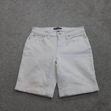 Dkny Jeans Shorts Womens White 8 Denim Stritch Be… - image 1