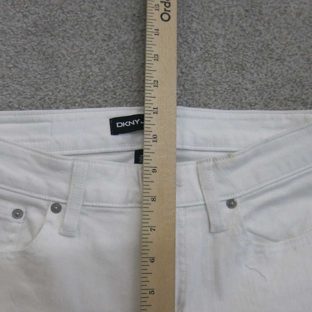 Dkny Jeans Shorts Womens White 8 Denim Stritch Be… - image 4