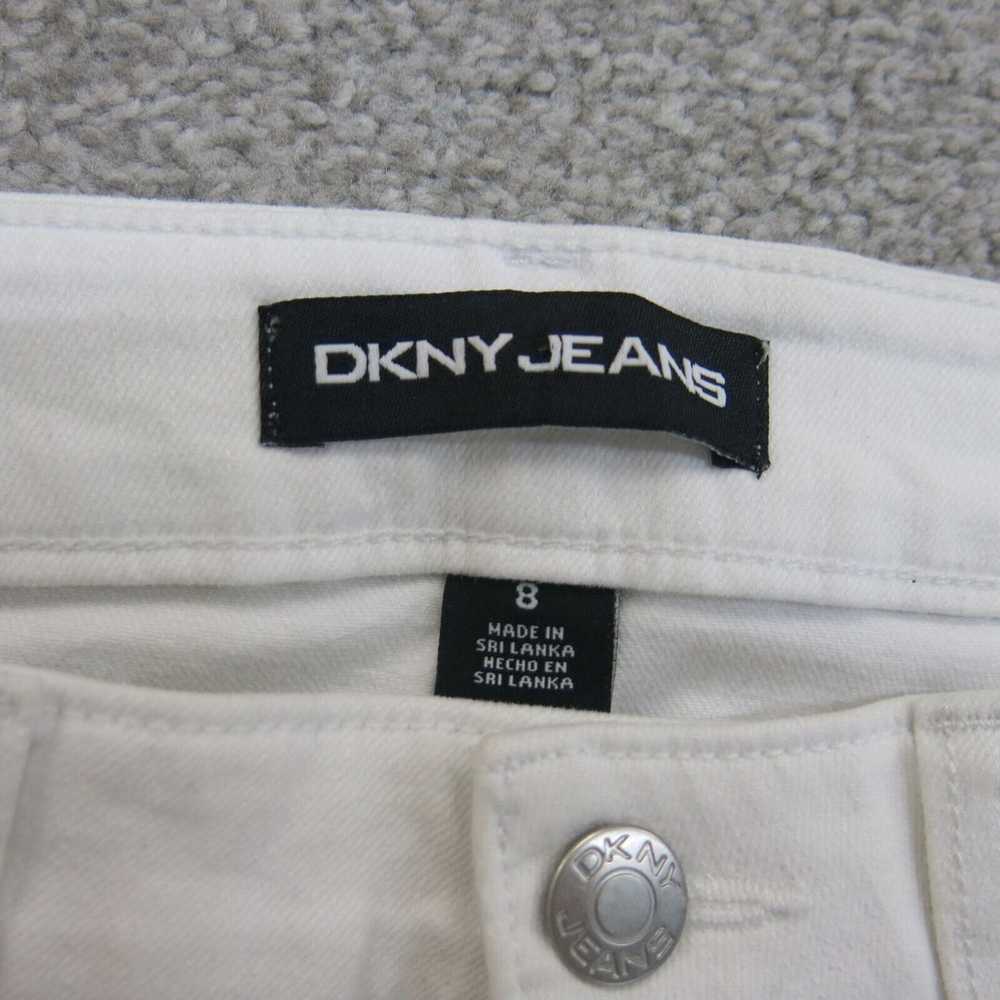 Dkny Jeans Shorts Womens White 8 Denim Stritch Be… - image 8