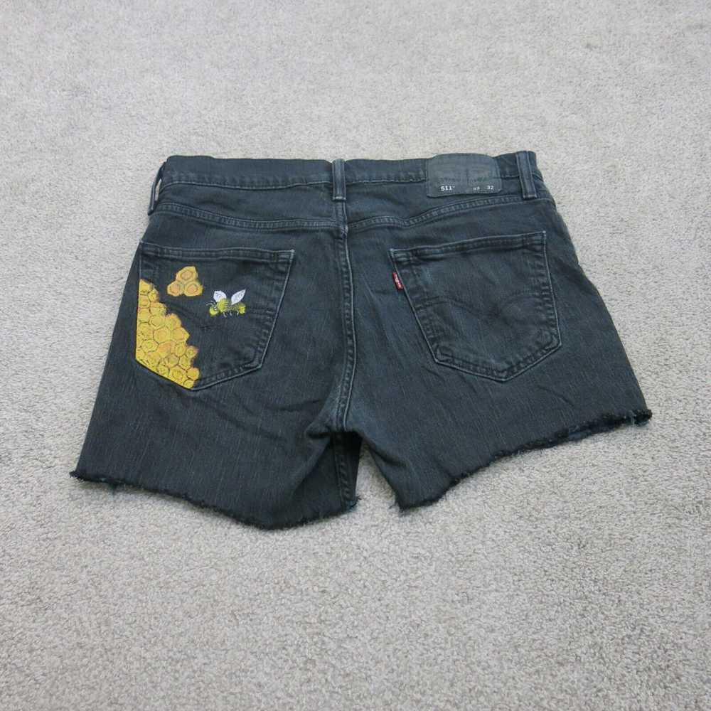 Levis 511 Womens Cut Off Jeans Shorts Denim Stret… - image 2