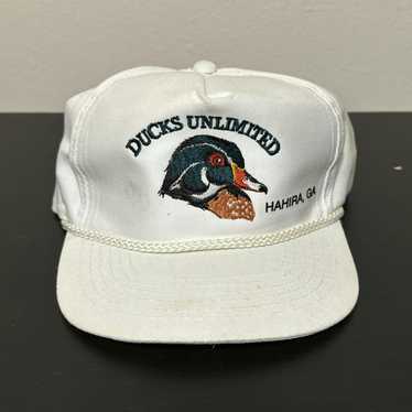 Vintage Vintage Ducks Unlimited Snapback Rope Hat… - image 1