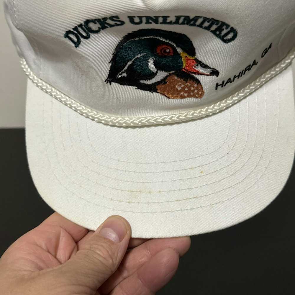 Vintage Vintage Ducks Unlimited Snapback Rope Hat… - image 4