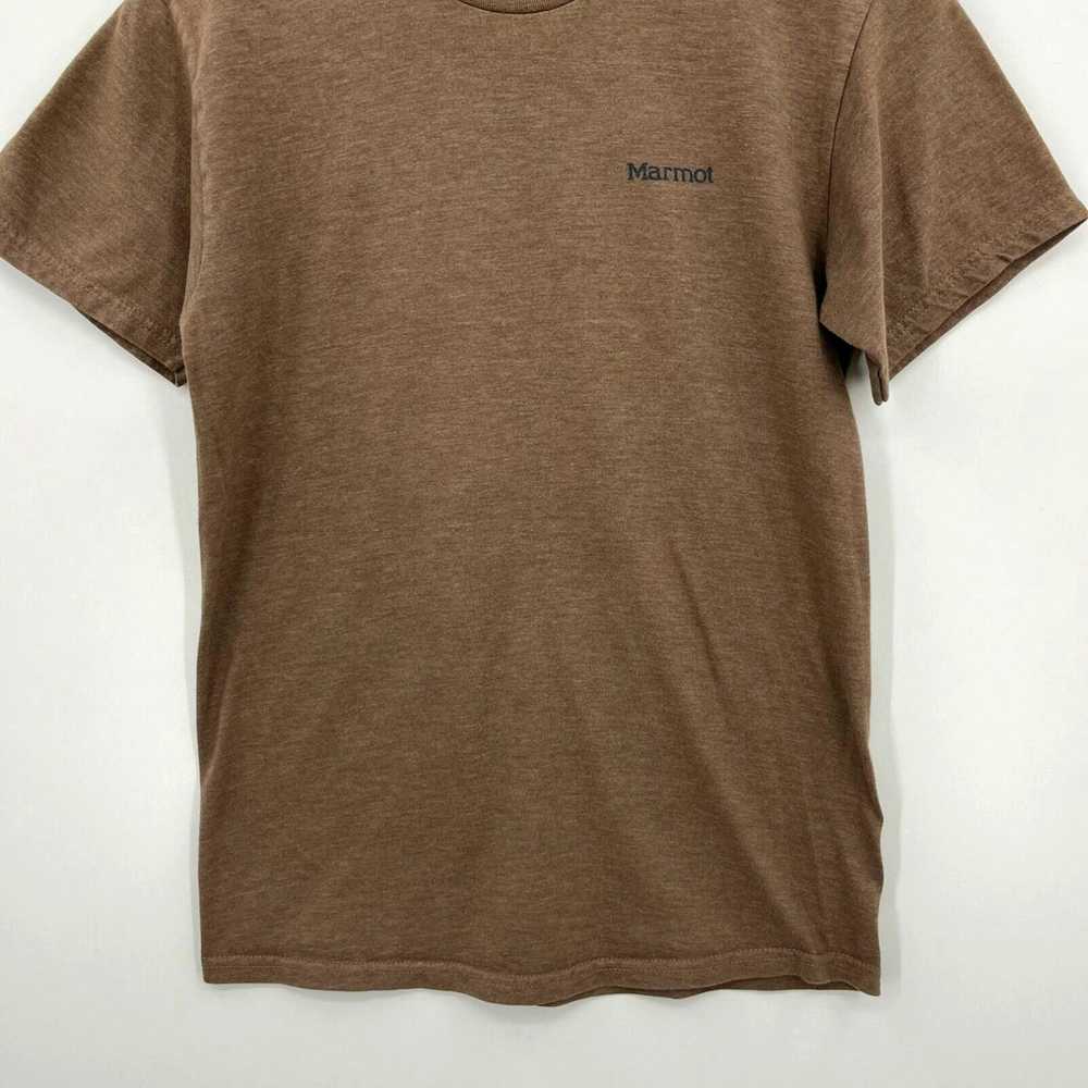 Marmot Marmot T-Shirt Adult S Brown Double Sided … - image 3