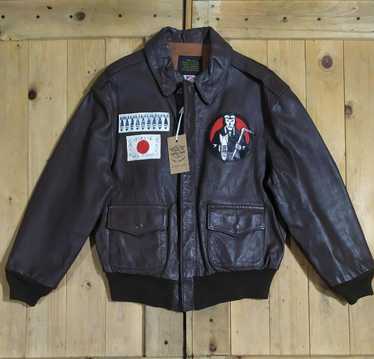 A2 Flyers Leather × Avirex × Leather Jacket AVIRE… - image 1