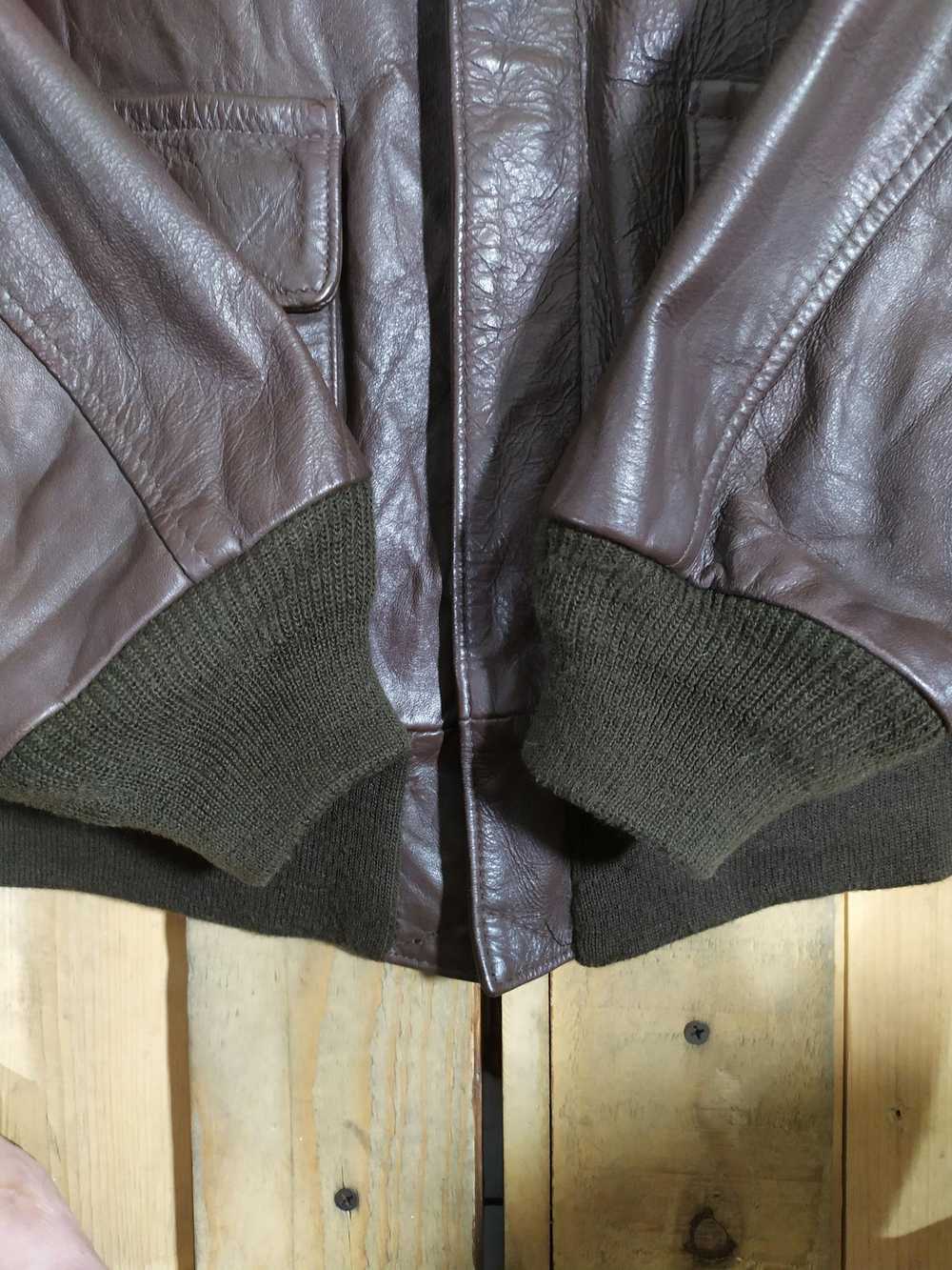 A2 Flyers Leather × Avirex × Leather Jacket AVIRE… - image 7