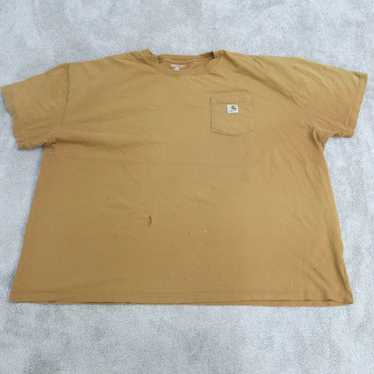 Carhartt Shirt Men 4XL Orange Crew Neck Tee Short… - image 1