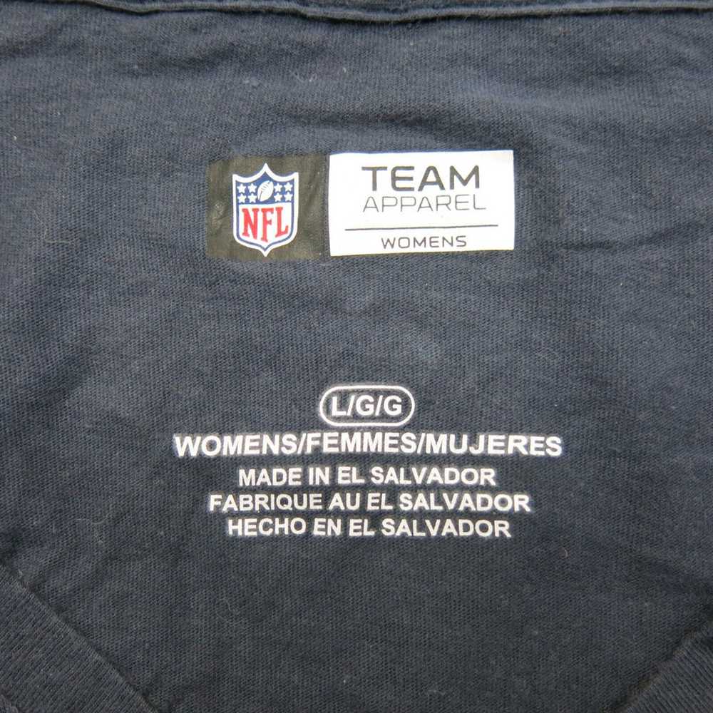 NFL Shirt Women Large Blue Vintage Long Sleeve Ch… - image 7
