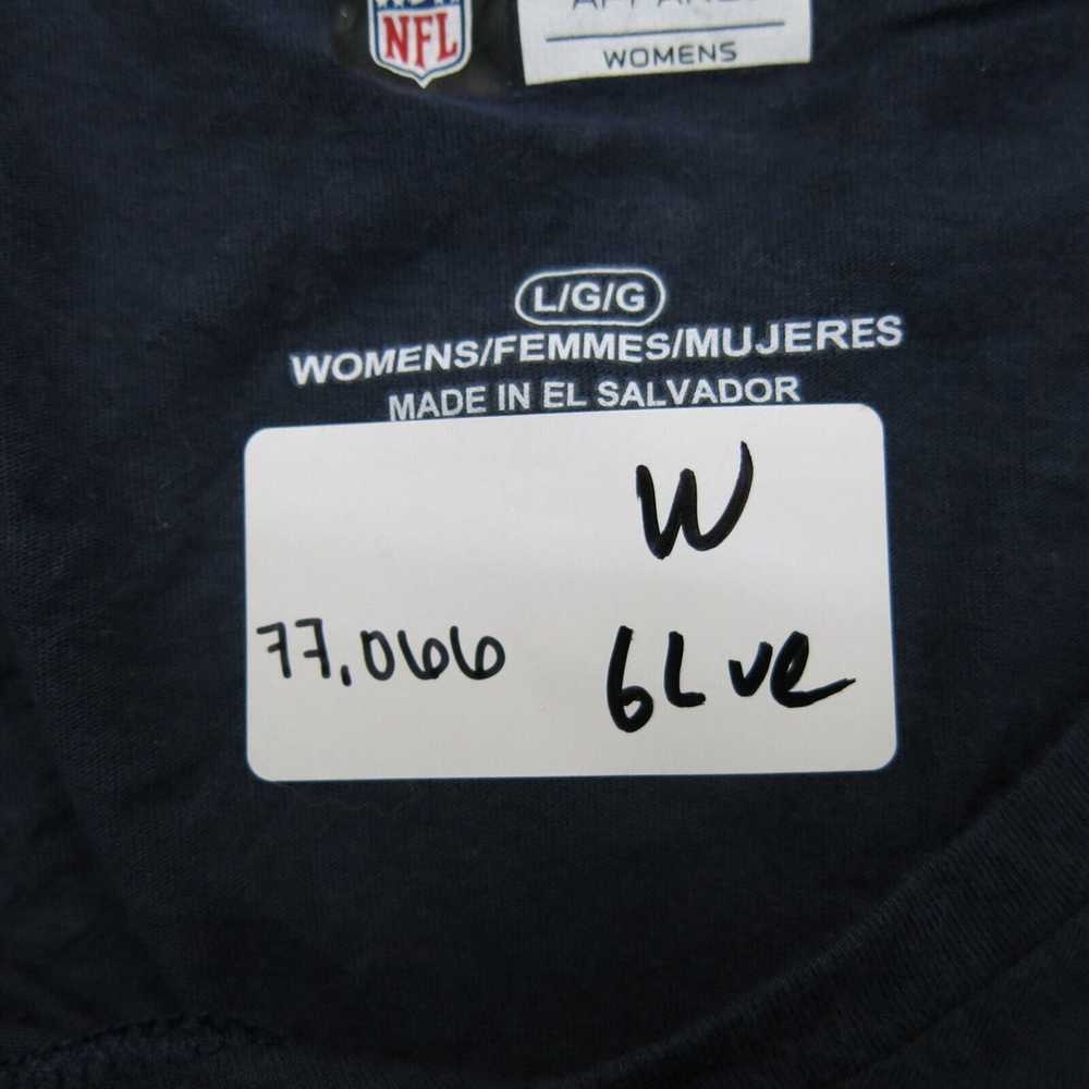 NFL Shirt Women Large Blue Vintage Long Sleeve Ch… - image 8