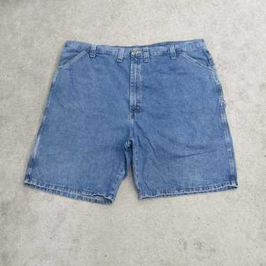 Wrangler Shorts Mens 46 Blue Carpeter Denim Flat … - image 1