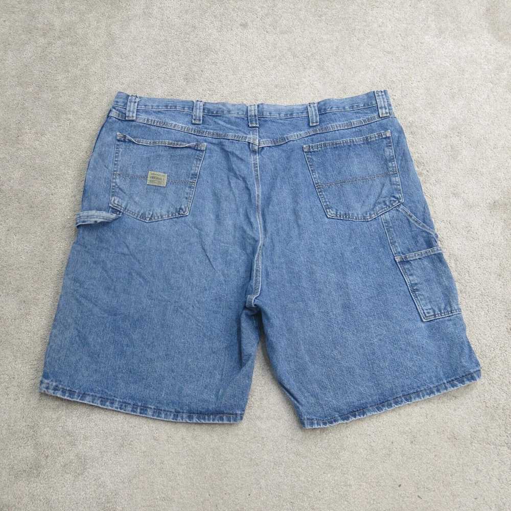 Wrangler Shorts Mens 46 Blue Carpeter Denim Flat … - image 2