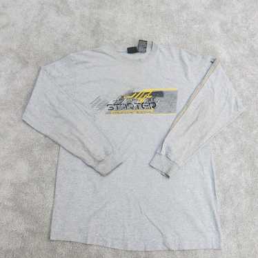 Starter Sweatshirt Mens Medium Gray Pullover Swea… - image 1