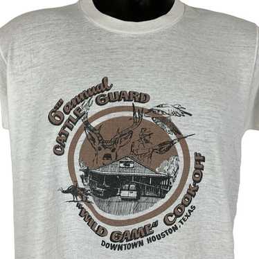 Cattle Guard Wild Game Cook Off Vintage 80s T Shi… - image 1