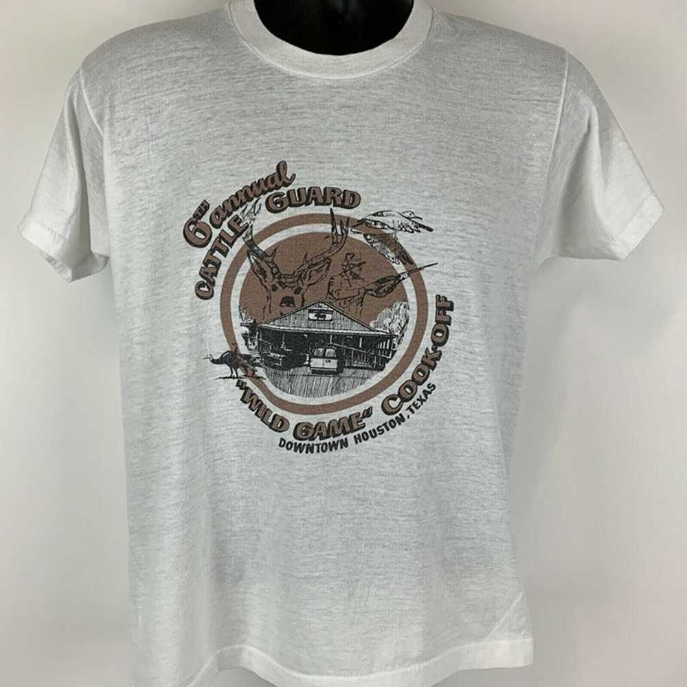 Cattle Guard Wild Game Cook Off Vintage 80s T Shi… - image 2
