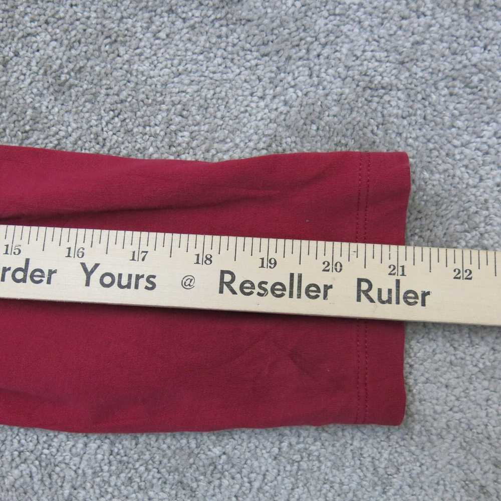 L L Bean Shirt Womens Large Red Long Sleeve Crew … - image 5