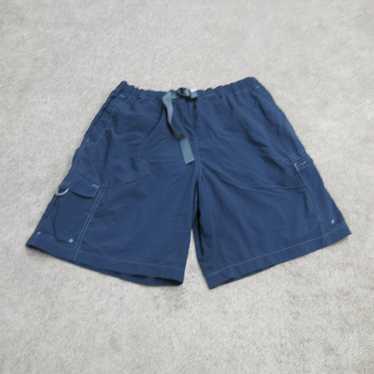 Columbia Shorts Mens Large Blue Cargo Pockets Buc… - image 1