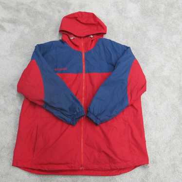 Columbia Jacket Women XL Red Blue Outdoor Lightwe… - image 1