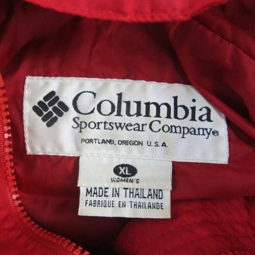 Columbia Jacket Women XL Red Blue Outdoor Lightwe… - image 5