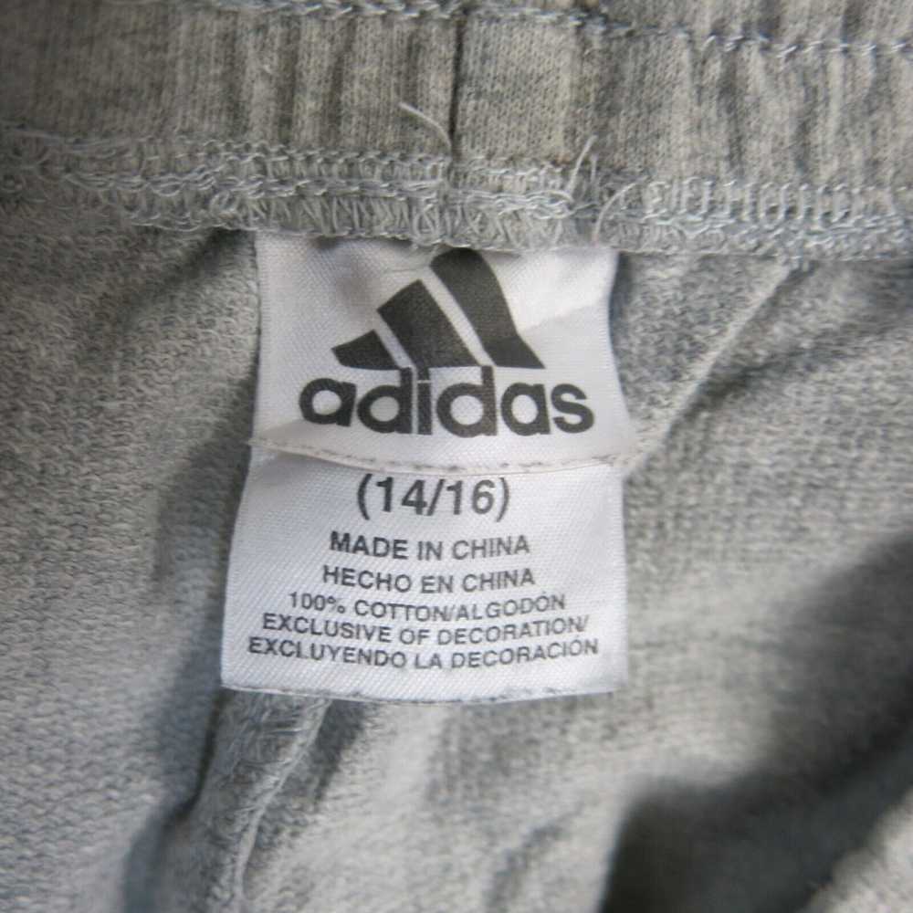 Adidas Pants Men 14/16 Gray Activewear Jogger Tra… - image 7